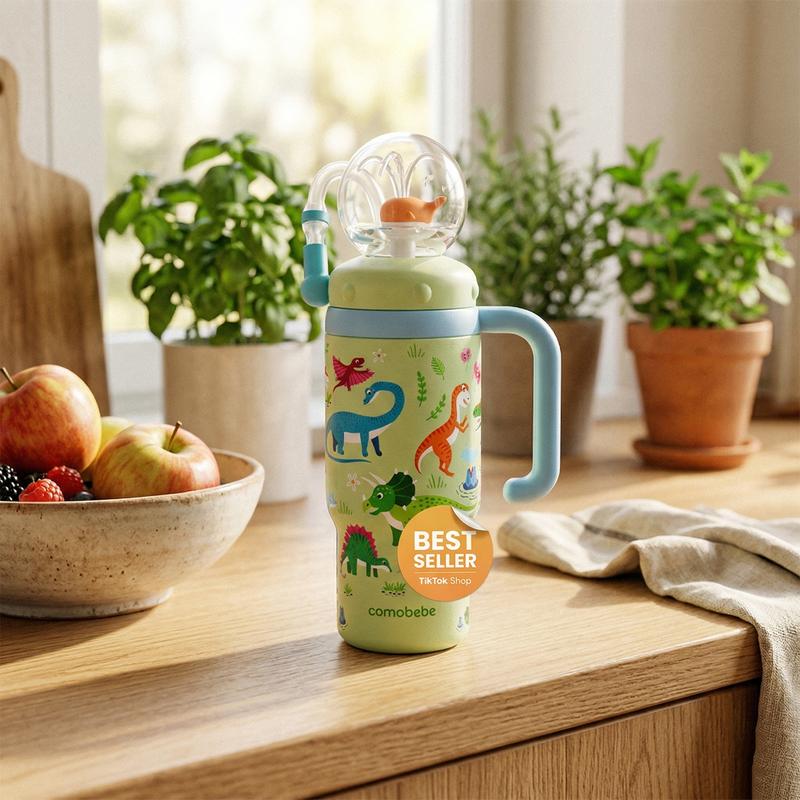 Como bebe Insulated Whale Fountain Sippy Cup