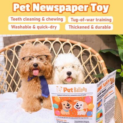 Indestructible Pet Newspaper Chew Toy