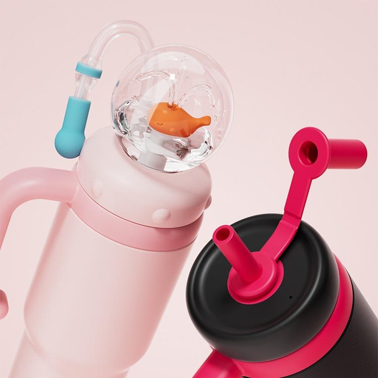 Como bebe Insulated Whale Fountain Sippy Cup