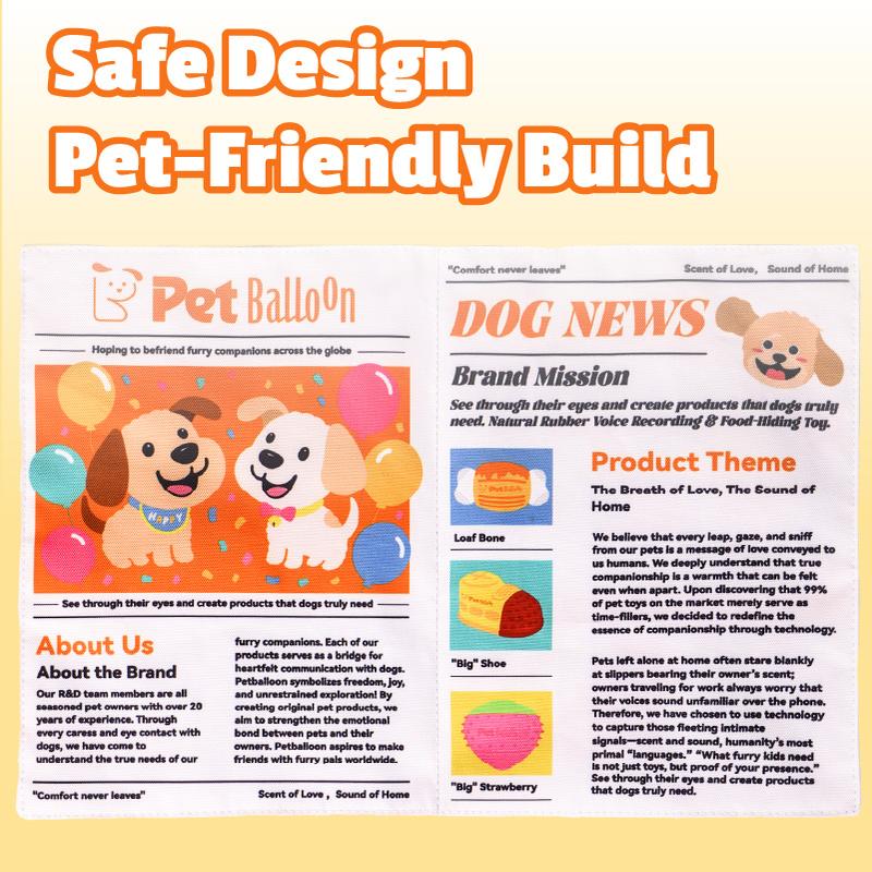Indestructible Pet Newspaper Chew Toy