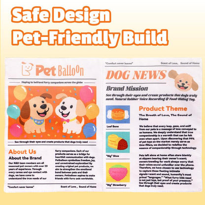 Indestructible Pet Newspaper Chew Toy