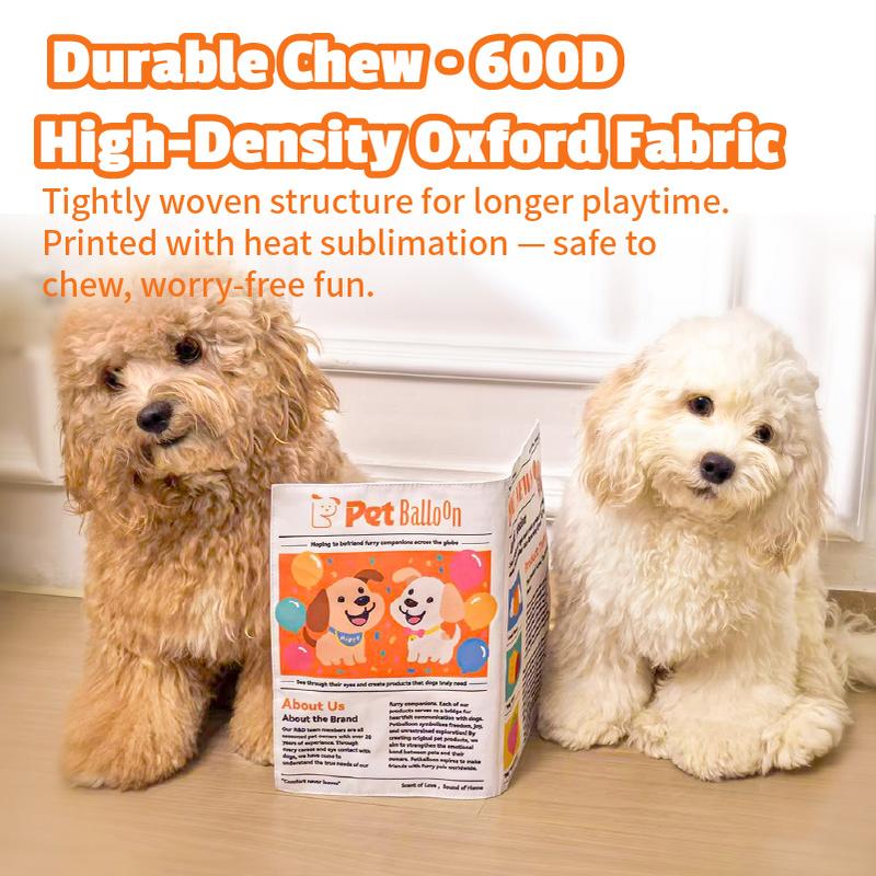 Indestructible Pet Newspaper Chew Toy